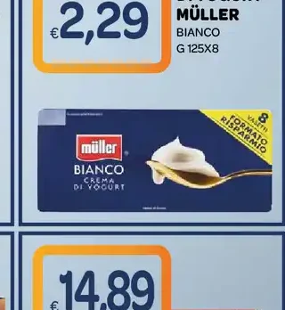 Crema di yogurt Müller bianco