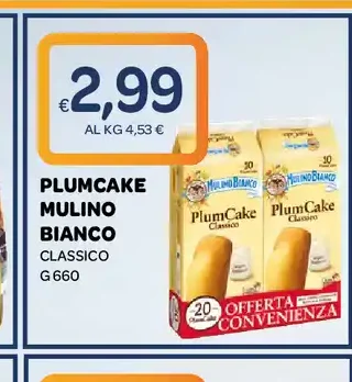 Plumcake Mulino Bianco classico