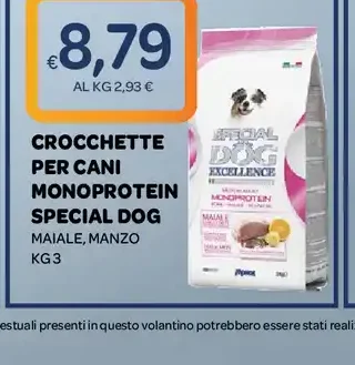 Crocchette per cani Monoprotein Special Dog