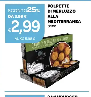 Polpette di merluzzo alla mediterranea