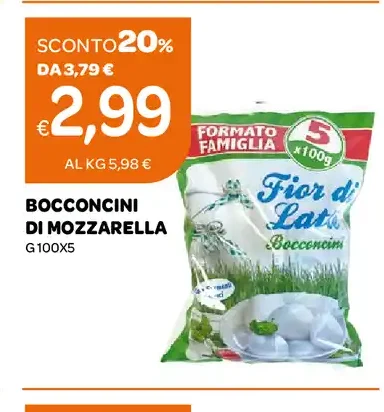 Bocconcini di mozzarella