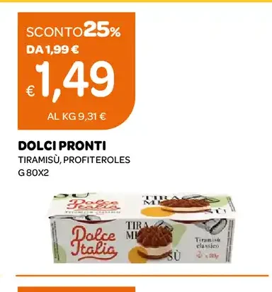 Dolci pronti