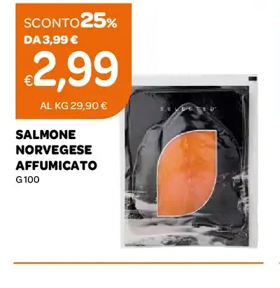 Salmone norvegese affumicato