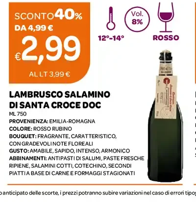 Lambrusco Salamino di Santa Croce DOC