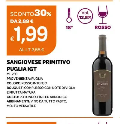 Sangiovese Primitivo Puglia IGT