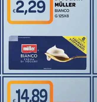 Crema di yogurt Müller bianco