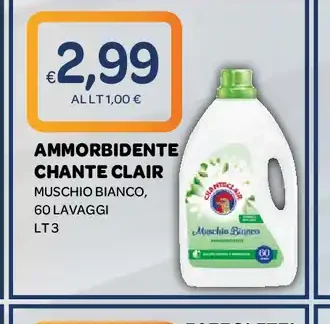 Ammorbidente Chanteclair Muschio Bianco