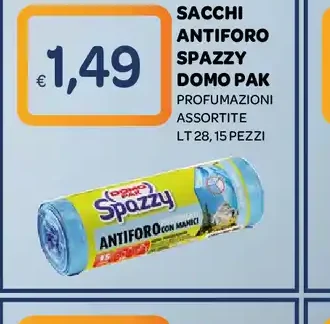Sacchi antiforo Spazzy Domo Pak