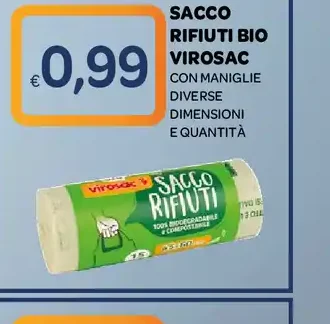 Sacco rifiuti bio Virosac