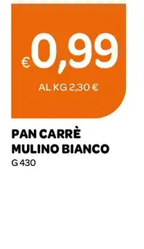 Pan Carrè Mulino Bianco