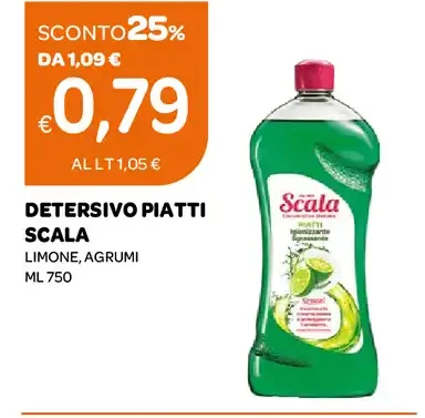Detersivo piatti Scala