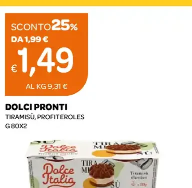 Dolci pronti
