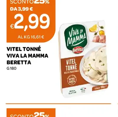 Vitel tonné Viva la Mamma Beretta