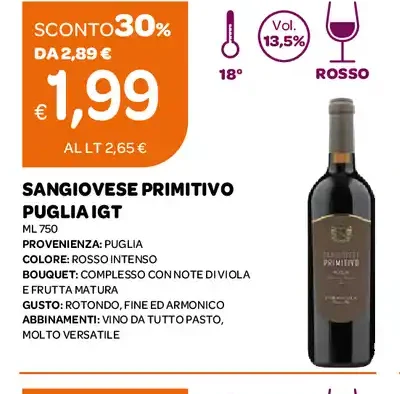 Sangiovese Primitivo Puglia IGT