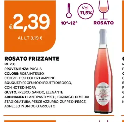 Rosato frizzante
