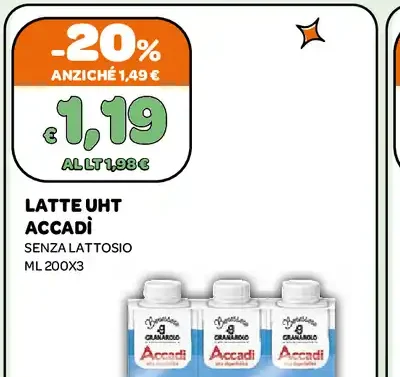 Latte UHT Accadì
