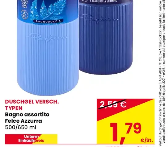 Bagno assortito Felce Azzurra