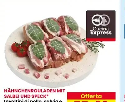 Involtini di pollo, salvia e pancetta