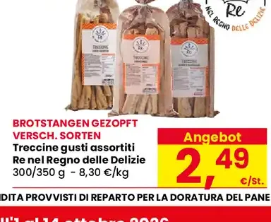 Treccine gusti assortiti