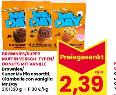 Brownies e muffin assortiti