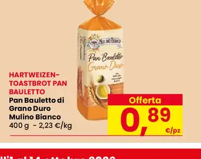 Pan Bauletto di grano duro