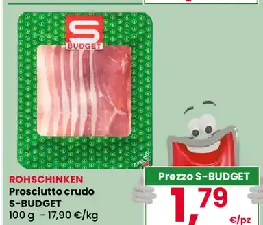 Prosciutto crudo
