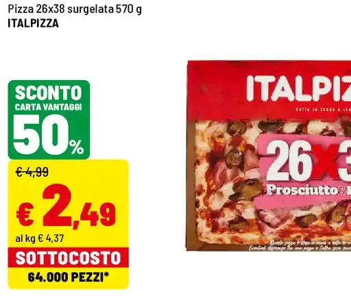 Pizza surgelata
