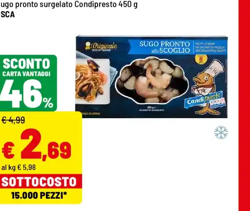 Sugo pronto surgelato