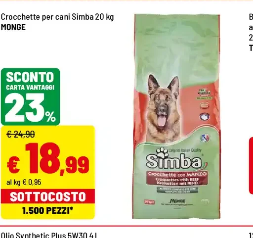 Crocchette per cani Simba