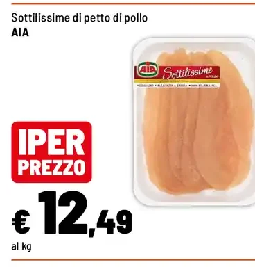 Sottilissime di petto di pollo