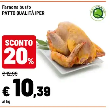 Faraona busto