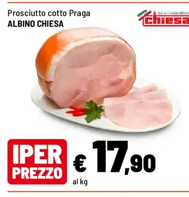 Prosciutto cotto Praga