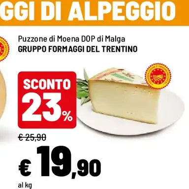 Puzzone di Moena DOP di Malga