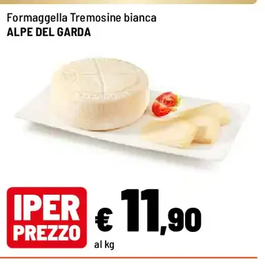 Formaggella Tremosine bianca