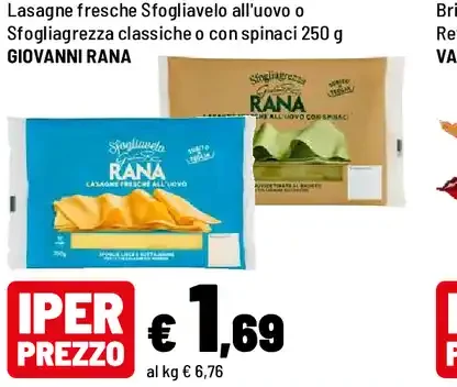 Lasagne o sfoglia fresca