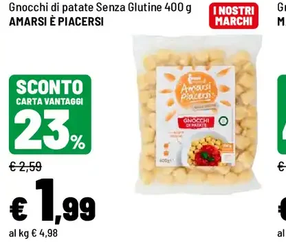 Gnocchi di patate senza glutine