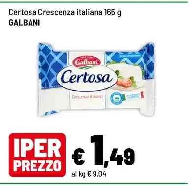 Certosa Crescenza italiana