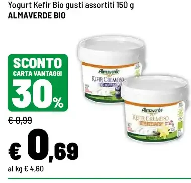 Yogurt Kefir Bio gusti assortiti