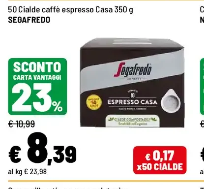 Cialde caffè espresso Casa