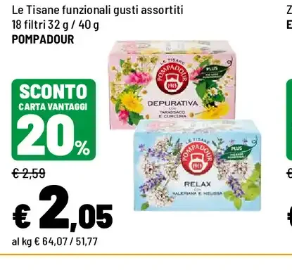 Tisane funzionali gusti assortiti