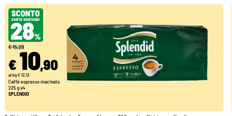 Caffè espresso macinato