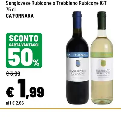 Sangiovese Rubicone o Trebbiano Rubicone IGT