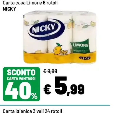 Carta casa Nicky