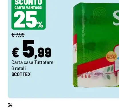 Carta casa Scottex