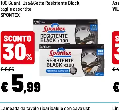 Guanti Usa&Getta Spontex