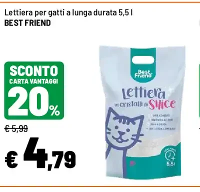 Lettiera per gatti a lunga durata