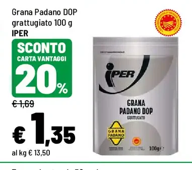 Grana Padano DOP grattugiato
