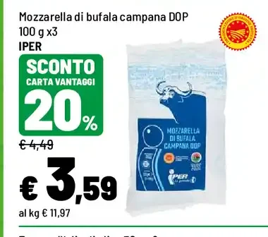 Mozzarella di bufala campana DOP