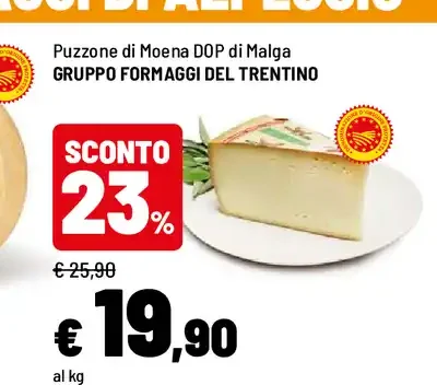Puzzone di Moena DOP di Malga
