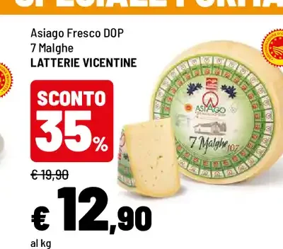 Asiago Fresco DOP 7 Malghe